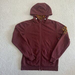 SLVDR Salvador Full Zip Hoodie Fleece Sweatshirt Fair Isle Ripcords